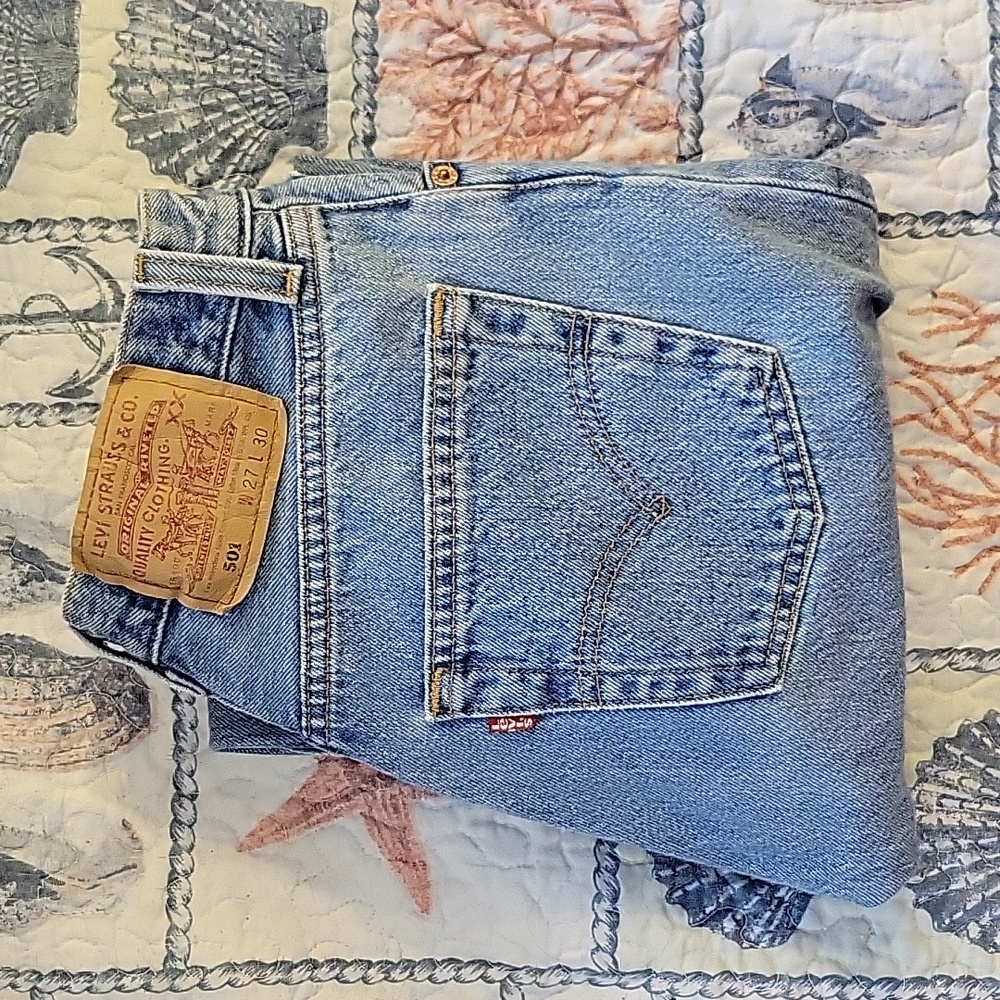 BLACK FRIDAY SPECIAL LEVI'S 501 80's VTG Stonewashed 4 Button Jean 27/30 (24/29)